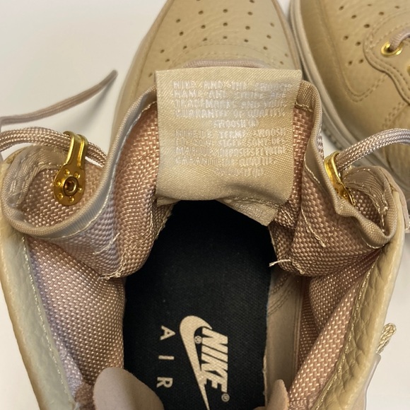 Nike Tan Gold Ankle Booties with Suede Finish - Picture 3 of 6